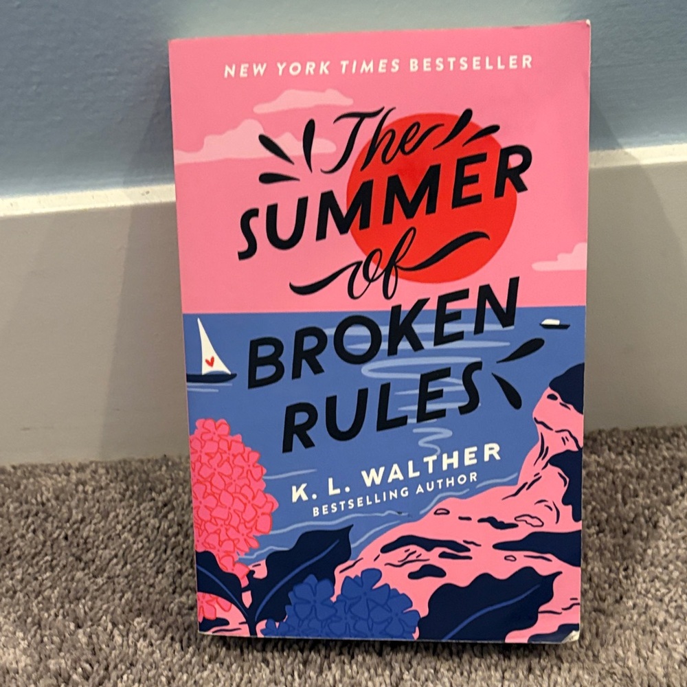 Barnes & Noble Pink and Blue 'The Summer of Broken Rules' Book